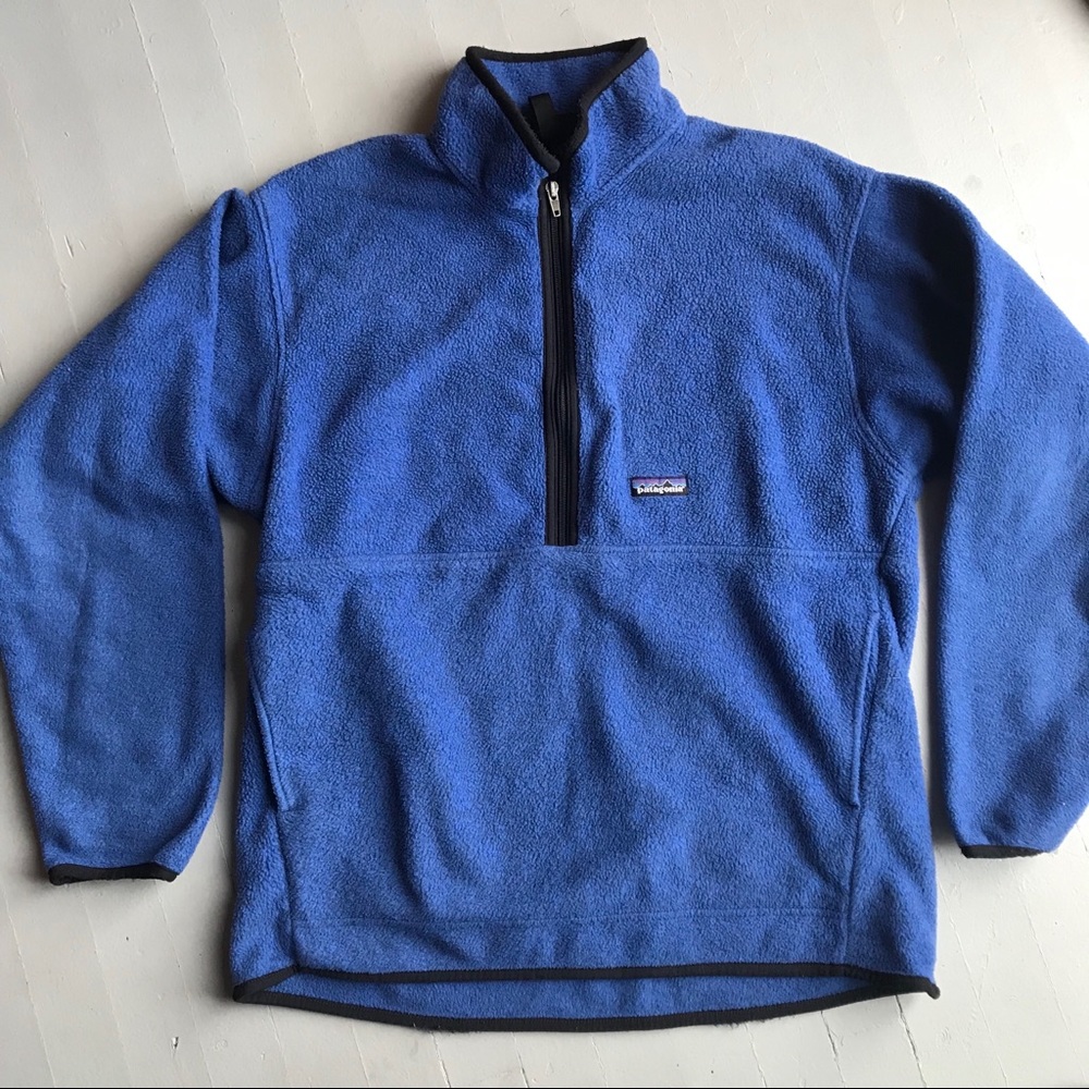 Patagonia Synchilla Blue 1/2 zip fleece